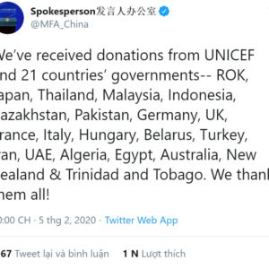 Vietnam donates $100,000 for China to cope with natural disasters