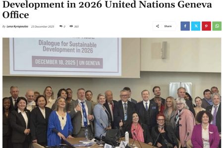 Hội nghị Các Tổ chức Phi chính phủ tại Châu Âu và Châu Á: Đối thoại về Phát triển Bền vững năm 2026, Văn phòng Liên Hợp Quốc tại Geneva