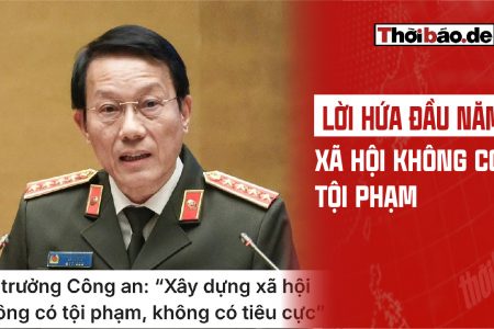 LỜI HỨA ĐẦU NĂM: “XÃ HỘI KHÔNG CÓ TỘI PHẠM”
