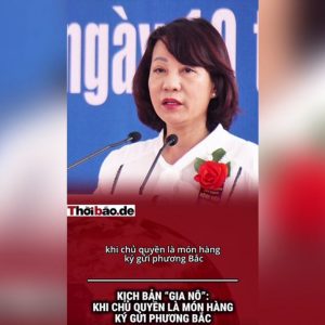 KỊCH BẢN „GIA NÔ“: KHI CHỦ QUYỀN LÀ MÓN HÀNG KÝ GỬI PHƯƠNG BẮC.