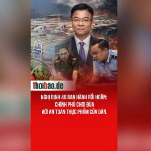 Nghị định 46 ban hành rồi hoãn: Chính phủ chơi đùa với an toàn thực phẩm của dân.