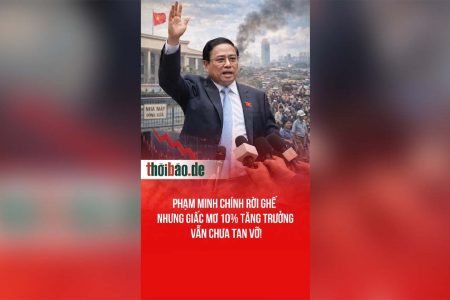 Phạm Minh Chính rời ghế nhưng giấc mơ 10% tăng trưởng vẫn chưa tan vỡ!