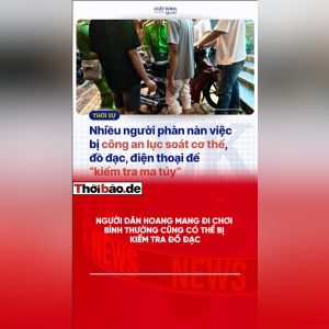 Người dân hoang mang: Đi chơi bình thường cũng có thể bị kiểm tra đồ đạc