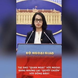 Tại sao „quan ngại“ với ngoại bang nhưng lại „quyết chiến“ với đồng bào?