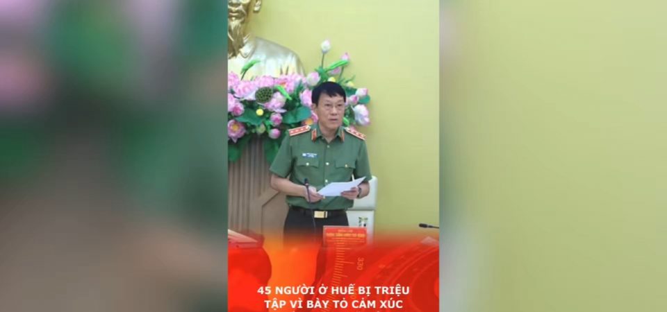 45 người ở Huế bị triệu tập vì bày tỏ cảm xúc trên mạng xã hội