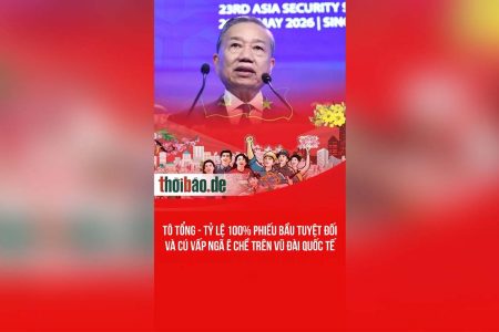 Tô Tổng – Tỷ lệ 100% phiếu bầu tuyệt đối và cú vấp ngã ê chề trên vũ đài quốc tế