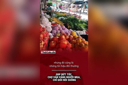 GDP bứt tốc, chợ vẫn vắng người mua, chỉ giỏi nói suông