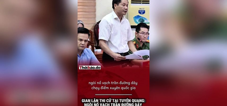 Gian lận thi cử tại Tuyên Quang: Ngòi nổ vạch trần đường dây chạy điểm xuyên quốc gia