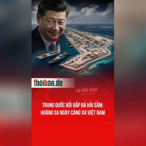 Trung Quốc bồi đắp đá Hải Sâm: Hoàng Sa ngày càng xa Việt Nam