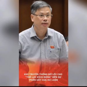 Khi truyền thông đổ lỗi cho “thế lực kích động” đến sự phẫn uất của dư luận