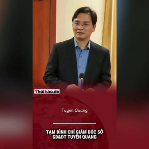 Tạm đình chỉ giám đốc sở GD&ĐT Tuyên Quang