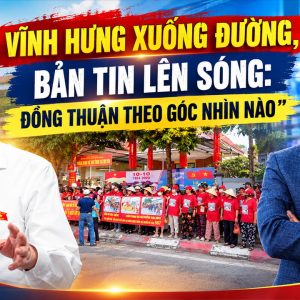Vinh Hung descend dans la rue, le journal télévisé passe à l’antenne : de quel point de vue parle-t-on de consensus ?